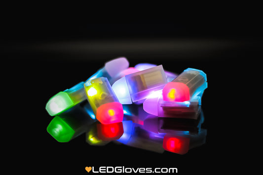 Rechargeable Aurora LED Glove Set V2